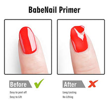 Load image into Gallery viewer, BabeNail Nail Prep Dehydrate &amp; Bond Primer, Nail Protein Bond, 2PCS Professional Long Lasting Natural Air Dry Superior Bonding Primer for Acrylic Powder and Gel Nail Polish 0.5 oz
