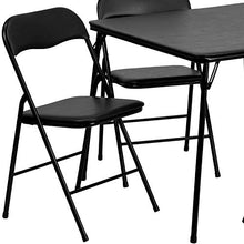 Load image into Gallery viewer, Flash Furniture Kids Black 3 Piece Folding Table and Chair Set
