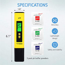 Load image into Gallery viewer, VIVOSUN pH and TDS Meter Combo, 0.05ph High Accuracy Pen Type pH Meter ± 2% Readout Accuracy 3-in-1 TDS EC Temperature Meter for Hydroponics, Household Drinking, and Aquarium, UL Certified
