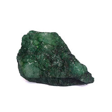 Load image into Gallery viewer, gemhub Rare Raw Green Emerald Chunk 201.00 Ct Uncut Rough Emerald Natural Raw Emerald Healing Crystal

