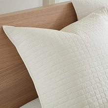 Load image into Gallery viewer, Urban Habitat Cotton Comforter Set-Tufts Pompom Design All Season Bedding, Matching Shams, Decorative Pillows, Full/Queen(88 in x 92 in), Brooklyn, Jacquard Ivory 7 Piece
