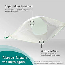 Load image into Gallery viewer, The Original CareBag Vomit Bag with Super Absorbent Pad, Box of 20 Bags – Absorbent Emesis Bag for Emergency – Medical Grade, Disposable Nausea Bag for Travel – Barf Bags for The Car, Uber, &amp; Lyft
