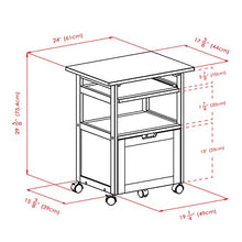 Load image into Gallery viewer, Winsome Piper Home Office, Walnut
