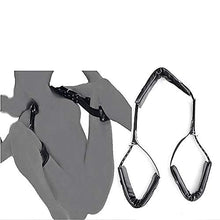 Load image into Gallery viewer, Under Bed Bondage with Blindfold SM Thigh Restraint Sling Legs Binding Leather Restraining Straps Sex Toy for Women ftjg106
