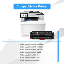 Load image into Gallery viewer, True Image Compatible Toner Cartridge Replacement for HP 414X W2020X 414A HP Color Laserjet Pro MFP M479fdw M454dw M454dn M479fdn Printer Toner High Yield (Black Cyan Yellow Magenta, 4-Pack)
