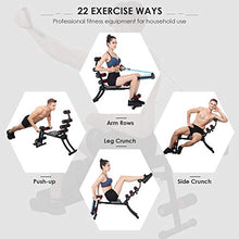 Load image into Gallery viewer, Femor Total Body Gym Machine, Abs &amp; Core Workout Equipment, Twister Exercise Trainer Fitness Equipment at Home with Rowing Machine
