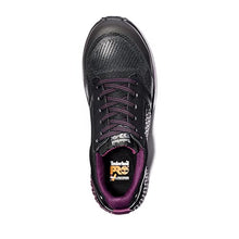 Load image into Gallery viewer, Timberland PRO Women's Low Reaxion Athletic Composite Toe Industrial Boot, Black/Purple, 11
