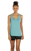 Load image into Gallery viewer, icyzone Workout Tank Tops for Women - Racerback Athletic Yoga Tops, Running Exercise Gym Shirts(Pack of 3)(S, Black/Granite/Green)
