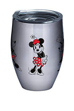 Load image into Gallery viewer, Tervis - 1308779 Tervis Disney - Minnie Mouse Poses Stainless Steel Insulated Tumbler with Clear and Black Hammer Lid, 12oz, Silver

