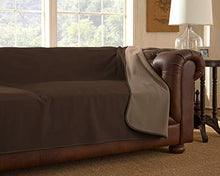 Load image into Gallery viewer, Mambe 100% Waterproof Furniture Cover for Pets and People (Sofa 70"x 120", Chocolate-Cappuccino)
