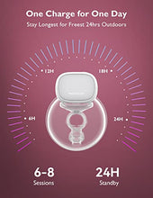 Load image into Gallery viewer, Momcozy S9 Pro Wearable Breast Pump, Hands-Free Breast Pump of Longest Battery Life &amp; LED Display, Double Portable Electric Breast Pump with 2 Modes &amp; 9 Levels - 24mm, 2 Pack Gray
