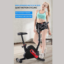 Load image into Gallery viewer, Ship from USA, Indoor Cycling Bike Stationary - Cycle Bike with Comfortable Seat Cushion - Health &amp; Fitness Indoor Cycling Bike -Dual Felt Pad Resistance with Caged Pedals - Adjustable Seat (A)
