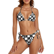 Load image into Gallery viewer, MARZXIN Two Piece Swimsuit Sexy Swimwear Halter String Triangle Bikini Sets Tie Side Bathing Suit
