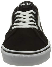 Load image into Gallery viewer, Vans Men's Filmore Decon Sneaker, Suede Canvas Blk White, 11
