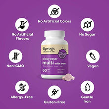 Load image into Gallery viewer, Renzo's Picky Eater Kids Multivitamin - Vegan Multivitamin for Kids with Iron, Vitamin C, and Zero Sugar, Dissolvable and Easy To Take Kids Vitamins, Cherry Flavored Childrens Vitamins [60 Melty Tabs]
