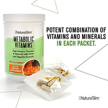 Load image into Gallery viewer, NaturalSlim Metabolic Vitamins - Combination of High Potency Multivitamins, Minerals, B Complex, Msm, &amp; Digestive Formula Supplements for Men &amp; Women - Energy &amp; Metabolism Support - 1 Pack
