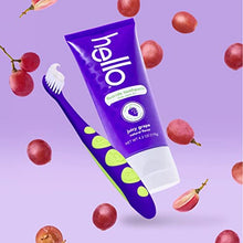 Load image into Gallery viewer, hello Variety (Unicorn, Strawberry, Grape) Fluoride Kids Toothpaste, Anticavity, Vegan, SLS Free, Gluten Free, for Ages 2 and Up, 4.2 Ounce (Pack of 3)
