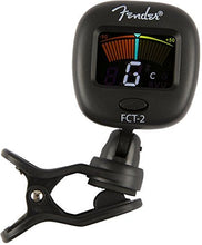 Load image into Gallery viewer, Fender FT-2 Professional Clip on Tuner for Acoustic Guitar, Electric Guitar, Bass, Mandolin, Violin, Ukulele, and Banjo
