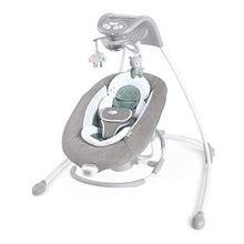 Load image into Gallery viewer, Ingenuity DreamComfort Inlighten Cradling Swing &amp; Rocker - Foldable Plug-in Swing - Pemberton (12321)
