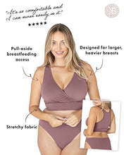Load image into Gallery viewer, Kindred Bravely French Terry Racerback Busty Nursing Sleep Bra for E, F, G, H, I Cup | Maternity Bra for Breastfeeding (Twilight, Large-Busty)
