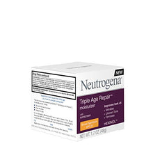 Load image into Gallery viewer, Neutrogena Triple Age Repair Anti-Aging Daily Facial Moisturizer with SPF 25 Sunscreen &amp; Vitamin C, Firming Face &amp; Neck Cream for Dark Spots with Glycerin &amp; Shea Butter, 1.7 oz
