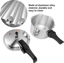 Load image into Gallery viewer, Serlium Small Pressure Cooker, 3 Liter Aluminum Alloy Pressure Cooker 18cm/7inch Bottom 3L Mini Pressure Cooker for Gas Stove Induction Cooker

