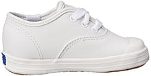 Load image into Gallery viewer, Keds Champion Lace Toe Cap Sneaker (Infant/Toddler),White,1 Infant M
