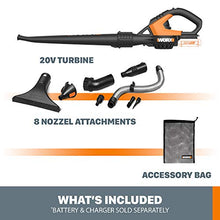 Load image into Gallery viewer, WORX WG545.9 20V Work Air Lithium Multi-Purpose Blower/Sweeper/Cleaner Tool ONLY
