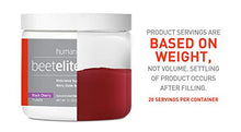 Load image into Gallery viewer, HumanN BeetElite Superfood Concentrated Beet Powder Nitric Oxide Boosting Athletic Endurance Supplement (Black Cherry Flavor, 7.1-Ounce)

