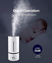 Load image into Gallery viewer, raydrop Cool Mist Humidifiers for Babies, 1.70 L Quiet and Small Ultrasonic Humidifier for Bedroom Nightstand, Space-Saving, Auto Shut Off-(0.45 Gallon, US 110 V)
