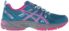 Load image into Gallery viewer, ASICS Women's Gel-Venture 5 Trail Runner, Ocean Depth/Pink Glow/Aruba Blue, 8 M US
