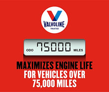 Load image into Gallery viewer, Valvoline High Mileage with MaxLife Technology SAE 5W-20 Synthetic Blend Motor Oil 1 QT, Case of 6 (Packaging May Vary)
