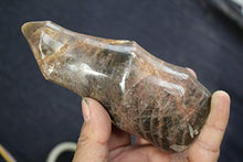 Load image into Gallery viewer, Crystal, 464G Natural Black Moonstone Crystal Healing Chakra Aura Torch Shape K12

