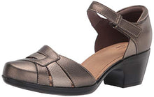 Load image into Gallery viewer, Clarks womens Emily Daisy Pump, Metallic Synthetic Combi, 9 US
