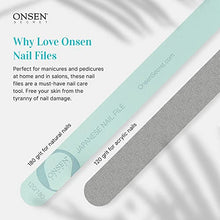 Load image into Gallery viewer, Onsen Secret Cuticle Conditioner Serum 15m + Professional Japanese Nail File Double Sided 120/180 Grit 6pcs. Cuticle Oil Nail Care Serum That Sooth, Repair &amp; Strengthen Cuticles &amp; Nails + 6 Nail Files
