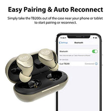 Load image into Gallery viewer, iLuv TB200 Gold True Wireless Earbuds Cordless in-Ear Bluetooth 5.0 with Hands-Free Call Microphone, IPX6 Waterproof Protection, High-Fidelity Sound; Includes Compact Charging Case &amp; 4 Ear Tips

