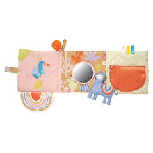 Load image into Gallery viewer, Manhattan Toy Llama Themed Soft Baby Activity Book with Squeaker, Crinkle Paper and Baby-safe Mirror
