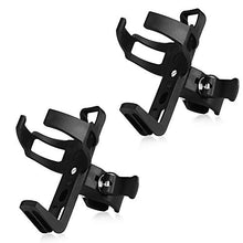 Load image into Gallery viewer, Accmor Bike Water Bottle Holder No Screws, Bike Cup Holder, 360 Degree Rotating Bike Water Bottle Cage, Drink Holder for MTB Bike Stroller Motorcycle,2 Pack
