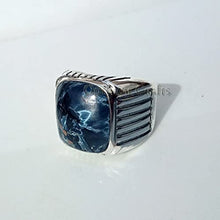 Load image into Gallery viewer, Natural Pietersite Ring, Natural Pietersite Jewelry, Mens Pietersite Ring, Heavy Ring, 925 Sterling Silver, Anniversary Gift Ring, Everyday Ring
