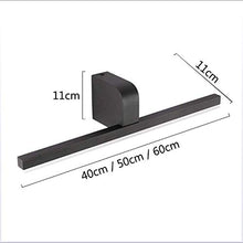Load image into Gallery viewer, CWH&amp;WEN Simple Wall Cabinet Lamp, AC110-240V LED Mirror Front Light, Modern Waterproof Anti-Fog Bathroom Mirror Lamp, 8W 40Cm,50cm 12w
