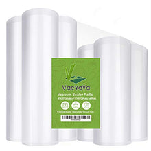 Load image into Gallery viewer, Sales!! VacYaYa 6 Pack 8"x20'(3Rolls) and11"x20' (3Rolls) Food Saver Seal a Meal Vacuum Sealer Storage Bags Rolls for Food Saver and Sous Vide with BPA Fre
