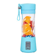 Load image into Gallery viewer, Personal Size Blenders Portable Smoothies and Shakes, Handheld Fruit Mixer Machine 380ml USB Rchargeable Juicer Cup, Ice Blender Mixer Home/Office/Sports/Travel/Outdoors - Purple

