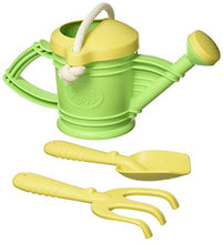 Load image into Gallery viewer, Green Toys Watering Can, Green CB - Pretend Play, Motor Skills, Kids Outdoor Role Play Toy. No BPA, phthalates, PVC. Dishwasher Safe, Recycled Plastic, Made in USA.
