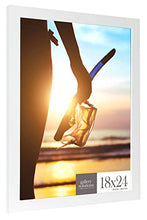 Load image into Gallery viewer, Gallery Solutions Large Flat Wall Photo Poster Frame, 18" x 24", White,16FW2226
