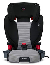 Load image into Gallery viewer, Britax Midpoint Belt-Positioning Booster Seat - 2 Layer Impact Protection - 40 to 120 Pounds - DualComfort Moisture Wicking Fabric, Gray
