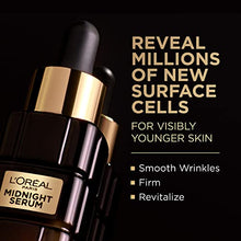 Load image into Gallery viewer, L'Oreal Paris Age Perfect Anti-Aging Midnight Face Serum 1 oz + Midnight Cream 1.7 oz, Smooths Wrinkles &amp; Firms Skin + Eye Cream &amp; Serum Sample
