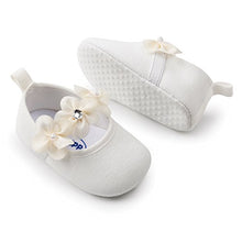 Load image into Gallery viewer, HsdsBebe 2pcs/Set Newborn Baby Girl Princess Mary Jane Shoes Toddler Infant Wedding Dress Flat Shoes with Free Headband
