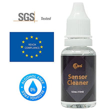 Load image into Gallery viewer, UES Sensor Cleaning kit for Full-Frame Digital Cameras (14 X 24mm Swabs + 15ml Sensor Cleaner)
