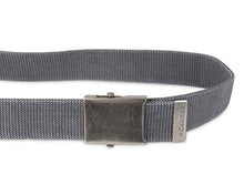 Load image into Gallery viewer, Columbia Men's Military Web Belt-Adjustable One Size Cotton Strap and Metal Plaque Buckle, One Size - 42 Inches
