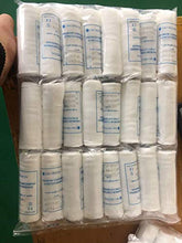Load image into Gallery viewer, D&amp;H Medical 24 Bulk Pack Gauze Stretch Bandage Roll, 4 Inch X 4 Yards, Used for Wound Care, Easy to Use Cotton Ply Rolled Hand Wrap Dressing Ankles &amp; Knees. Add to First Aid Supplies.
